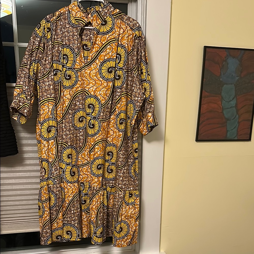 Vibrant Patterned Dress